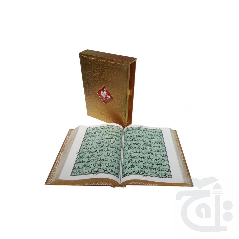 Holy Quran (11 Line Bold) Golden Box 378GG - Image 3