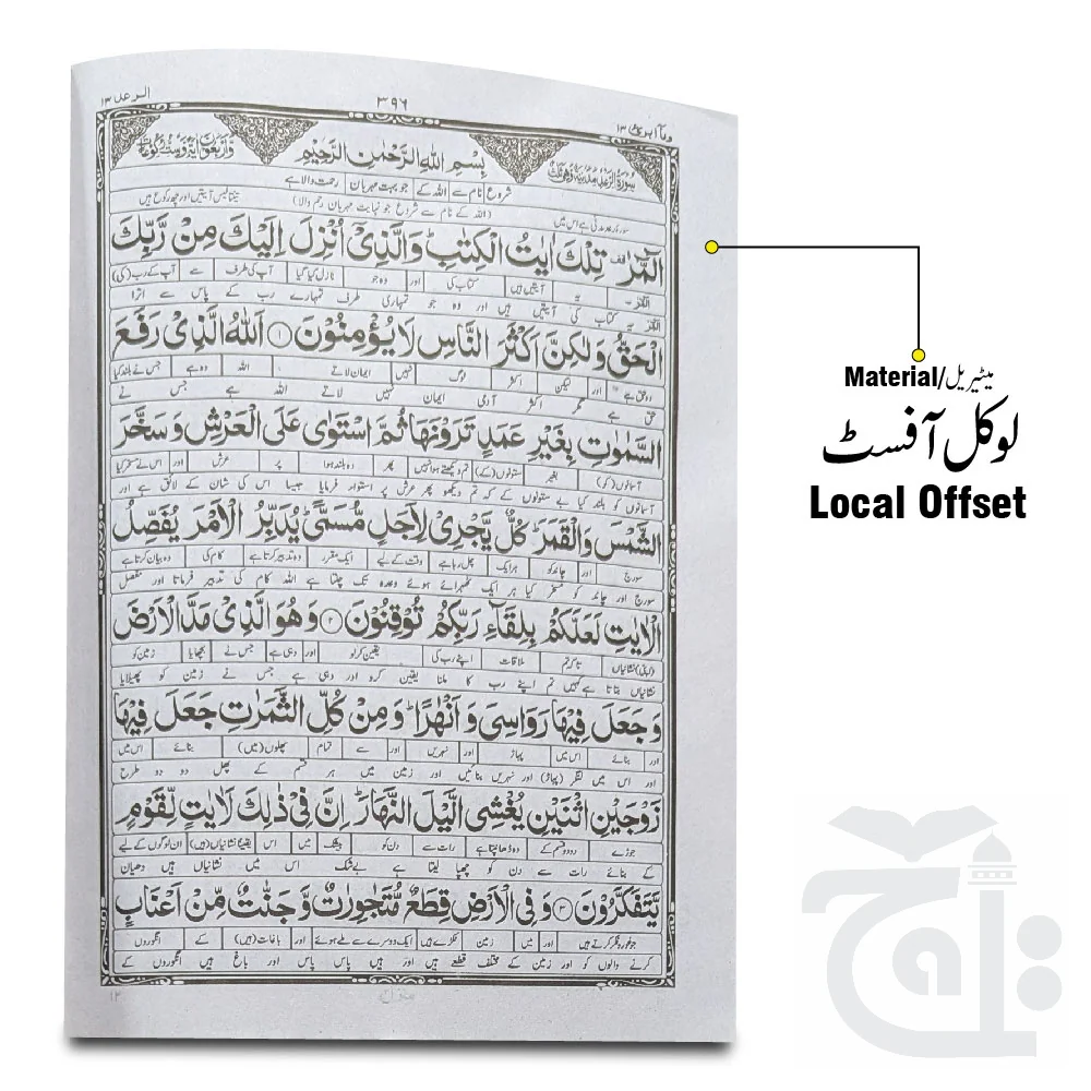 Kanzul Iman Para 13 Word By Word Translation 12-13C - Image 2