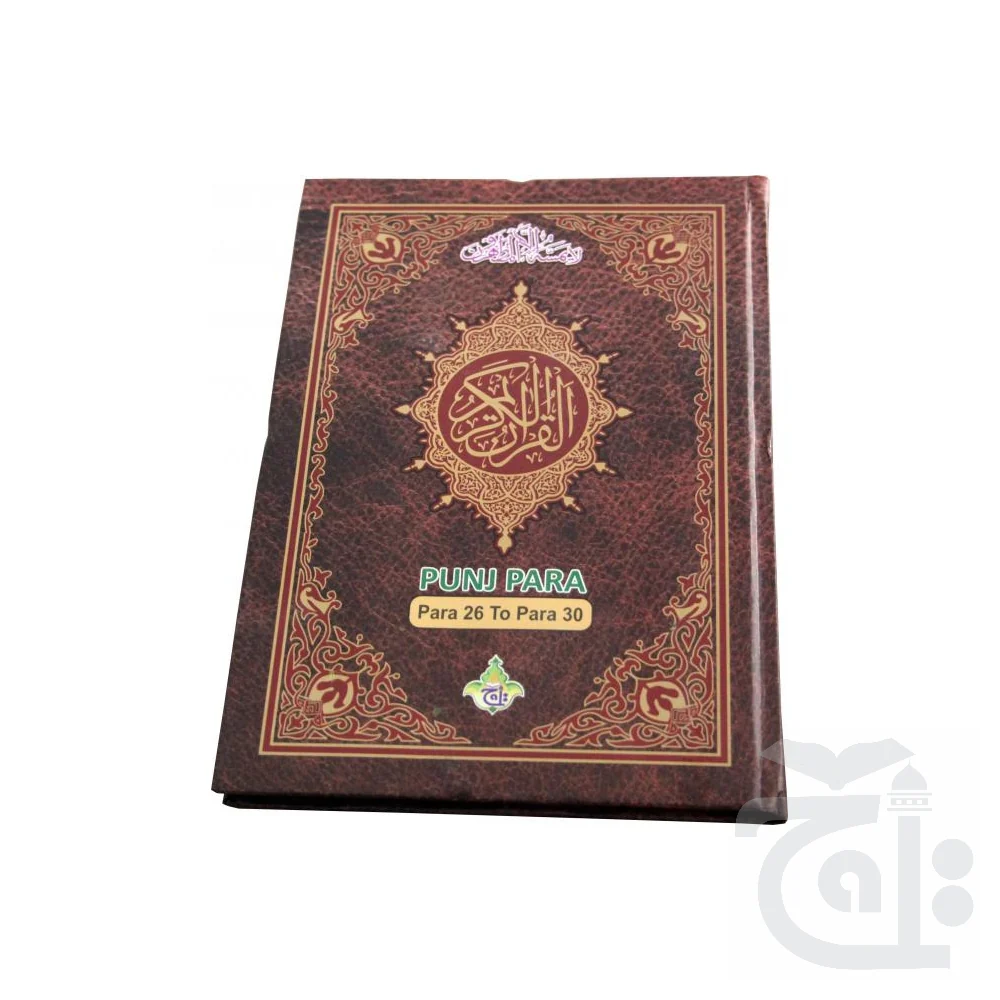 Panj Para (26-30) Panj Parah 13 Line (Last Five Parts of Holy Quran) 17x24 3U-6L - Image 3
