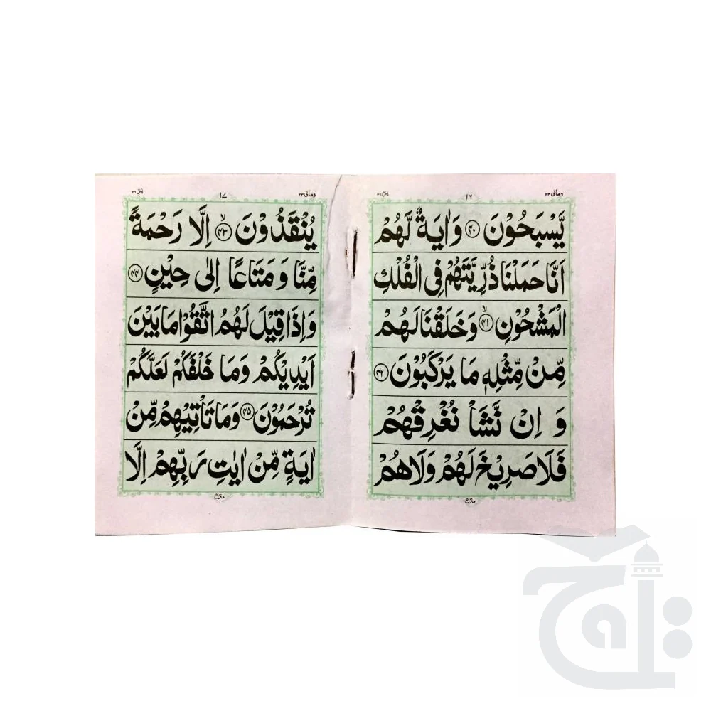 soora yaseen (bold font)32 Pages 204-5C - Image 2